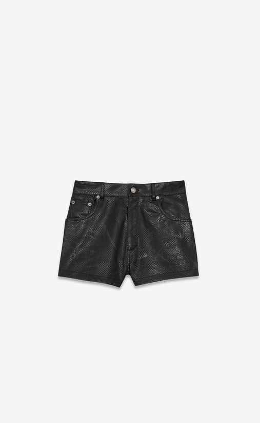 High-waist shorts in python